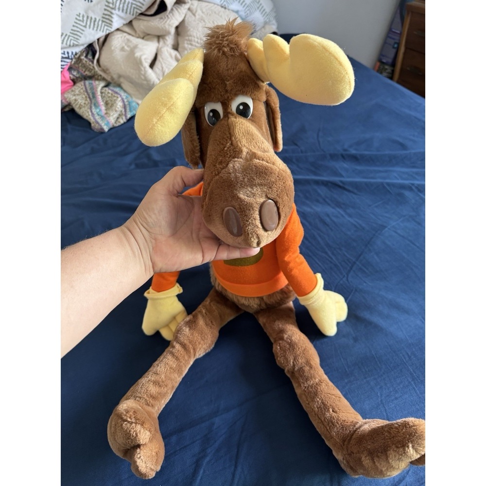 Bullwinkle Plush 30" Made In Korea 1982
